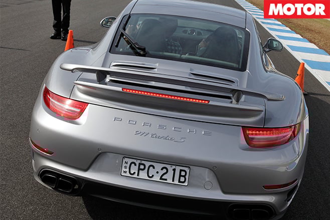 Porsche 911 Turbo S rear