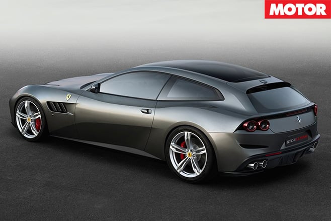 Ferrari GTC4 Lusso rear side