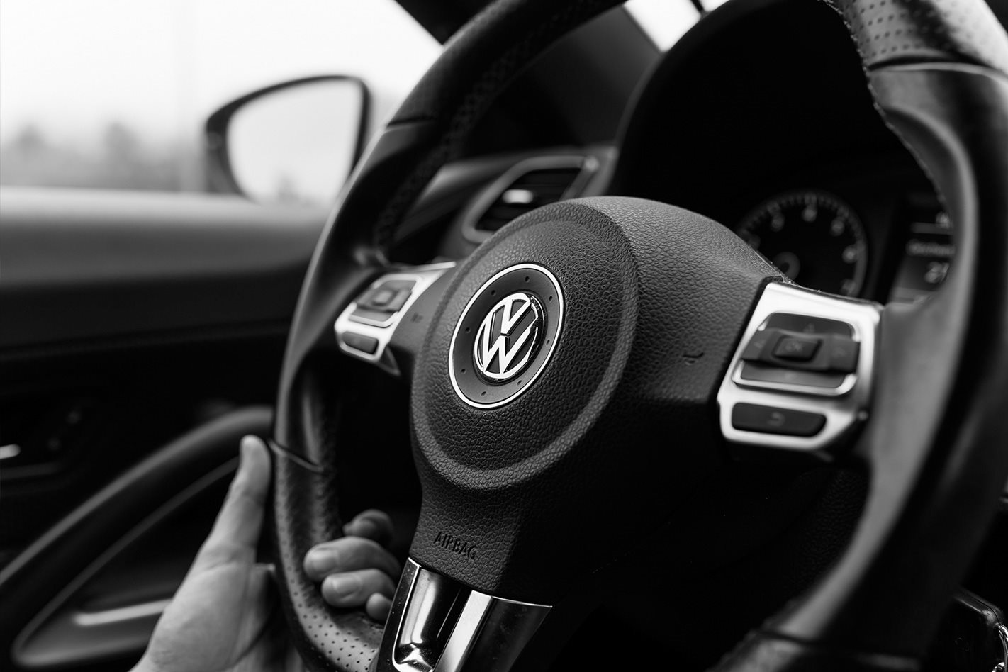 Volkswagen steering wheel