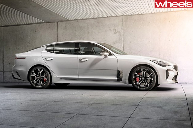 2017 Kia Stinger side