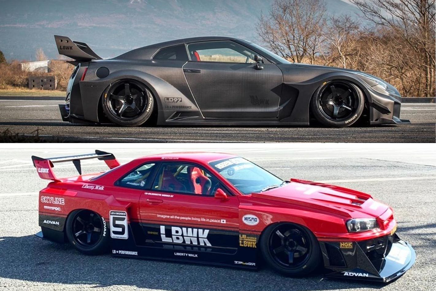 Liberty Walk Nissan GT-Rs