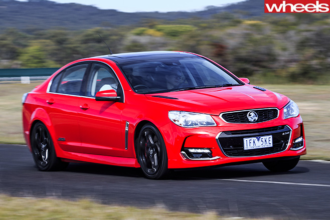 Holden -Commodore -SS-V-Redline -front -side