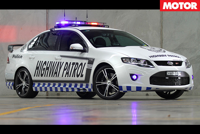 Highway Patrol car