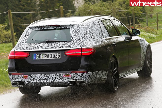 Mercedes -AMG-E63-Estate -rear -side