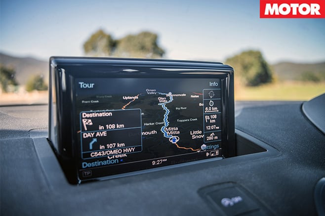 Audi s1 gps display