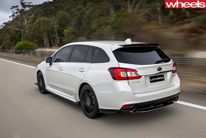 Subaru -Levorg -wagon -rear -side