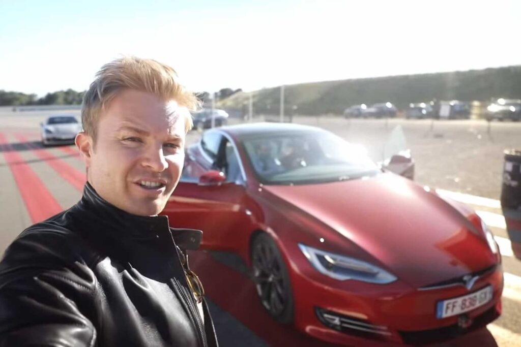 Tesla Nurburgring Nico Rosberg