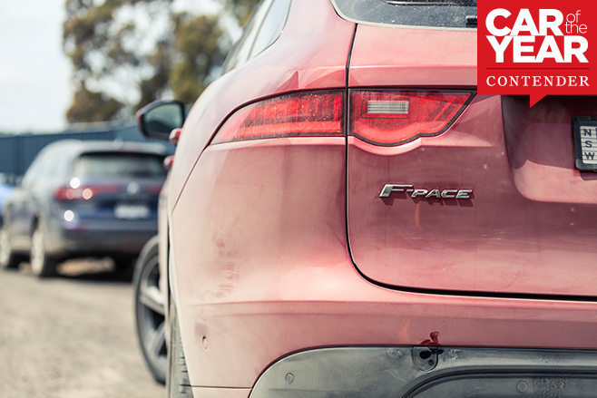 2017 Jaguar F-Pace rear