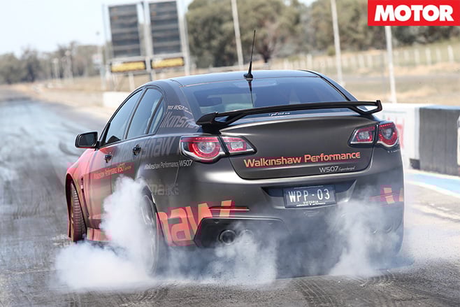 Walkinshaw performance burn-out