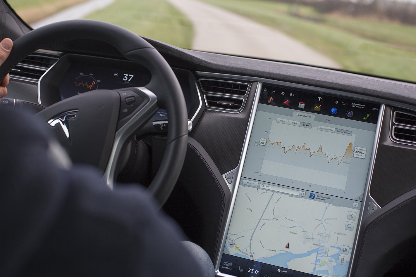 Tesla software update