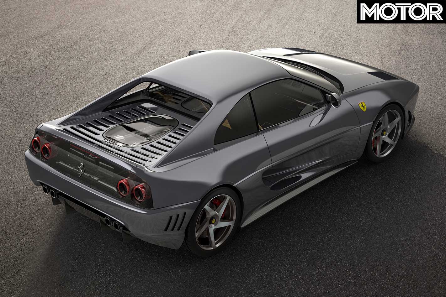 Grey Ferrari 348 by Evoluto Automobili