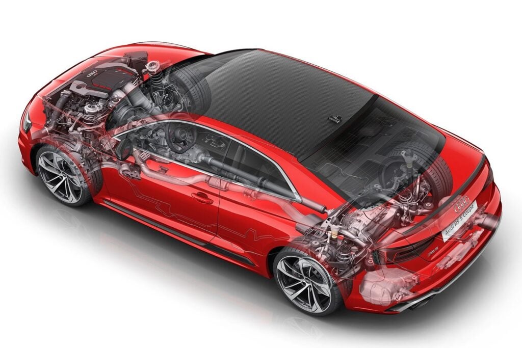 2018 Audi RS5 Coupe cutaway