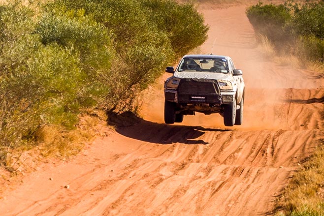 Ford Ranger Raptor jump
