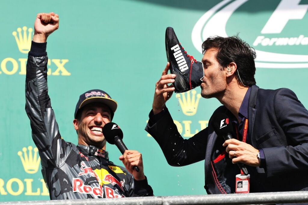 Daniel Ricciardo Mark Webber
