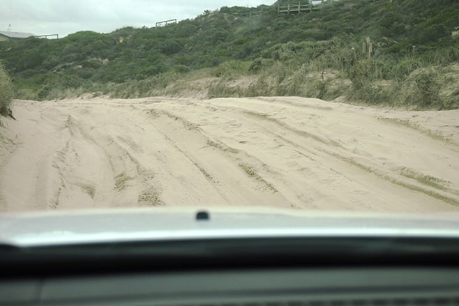 Jeep Cherokee view out of windscreen