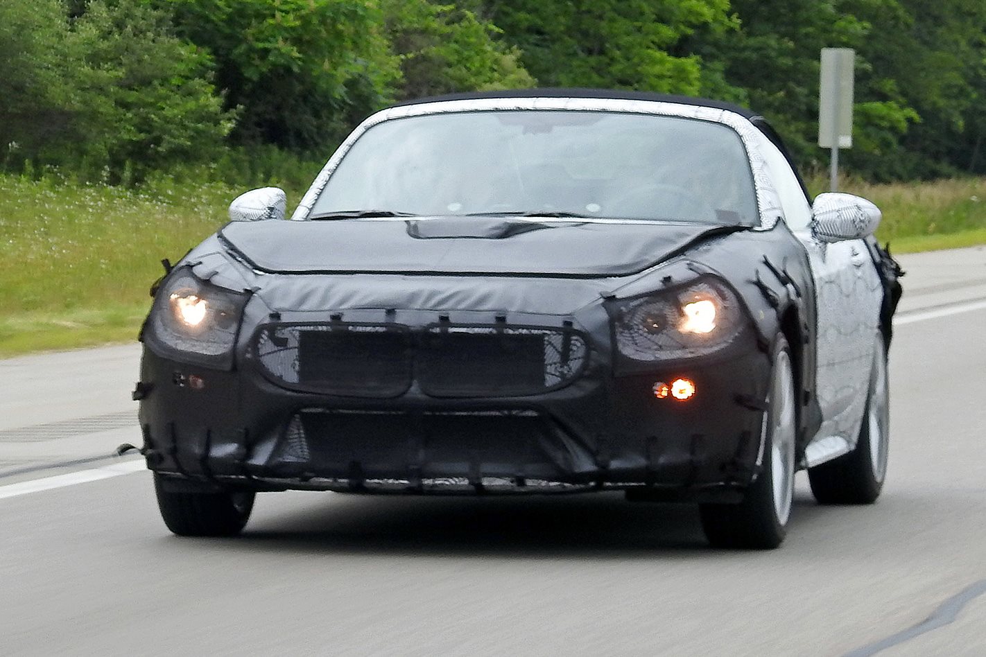 Fiat 124 Spider Spy Shot