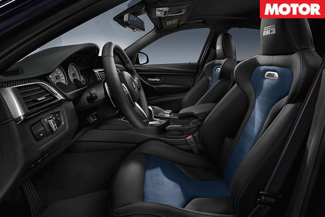 BMW M3 30 Jahre interior