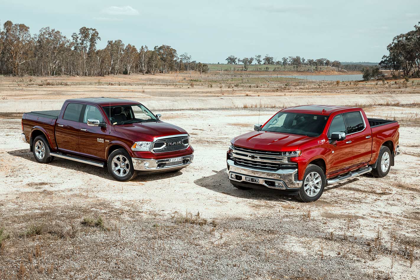 Chevrolet Silverado 1500 and Ram 1500