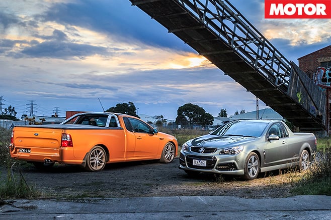 Ford XR6T Ute v Holden SS Ute 4