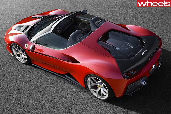 Ferrari -J50-Japan -only -special -edition -top -rear -side -targa -side