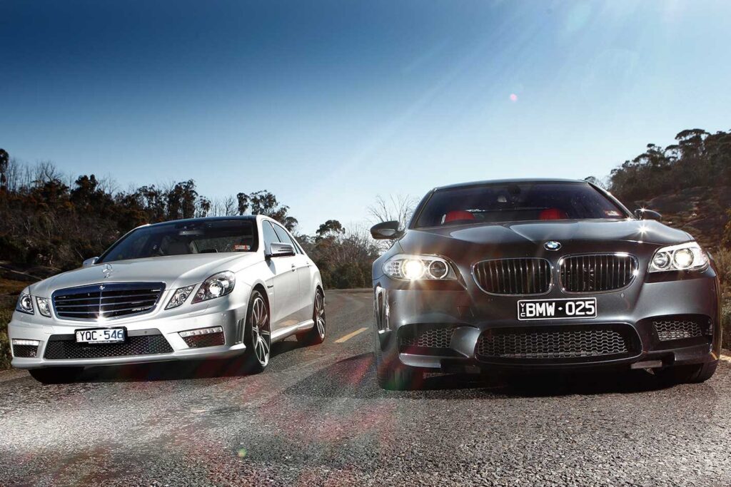 2010 BMW M5 vs Mercedes-Benz E63 AMG comparison
