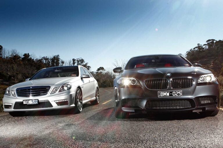 2010 BMW M5 vs Mercedes-Benz E63 AMG comparison