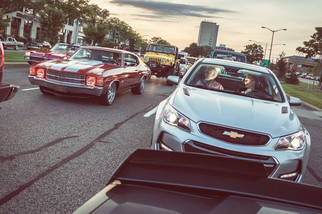 Headed Woodward with Mike Simcoe