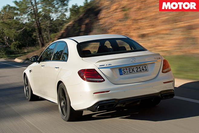 2017 Mercedes-AMG E63 S rear driving