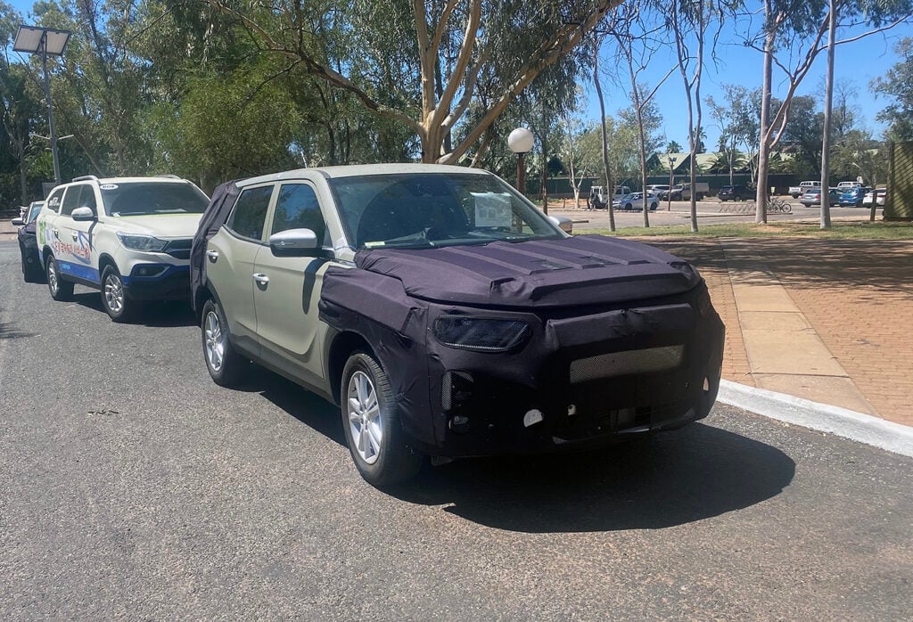 SsangYong Korando E100 spy shots
