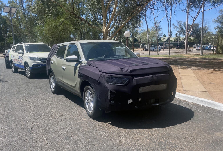 SsangYong Korando E100 spy shots