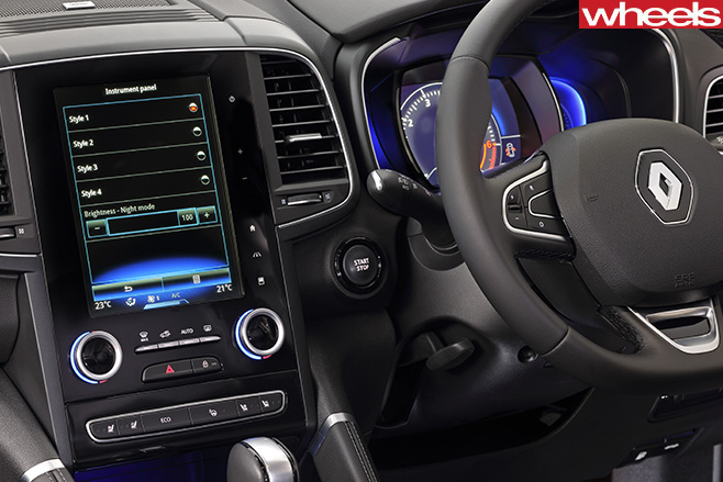 Renault -Koleos -touchscreen