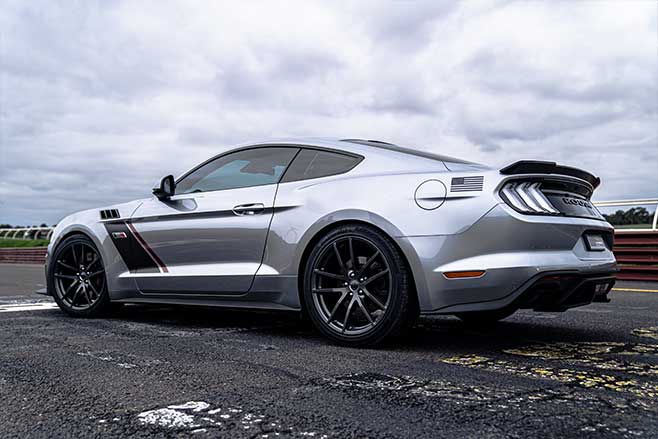 2020 Roush RS3 Ford Mustang rear styling.