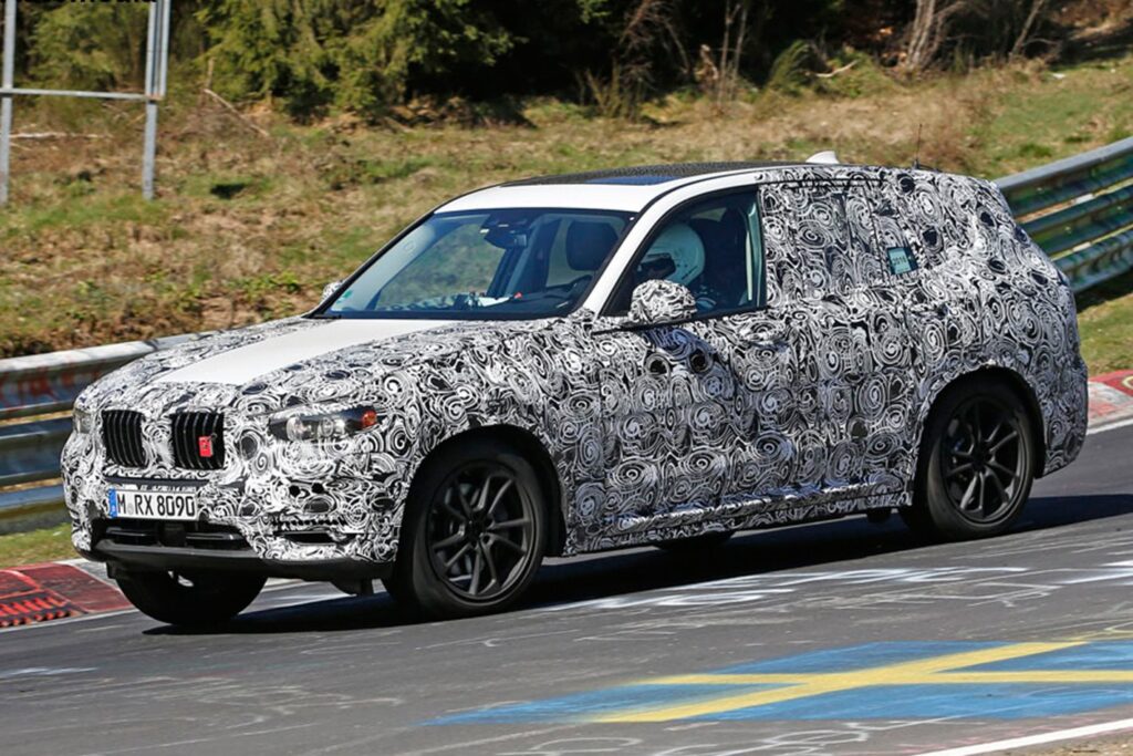 2018 BMW X3 spy pics