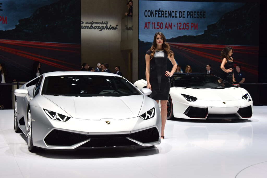 Lamborghini at the 2015 Geneva Motor Show