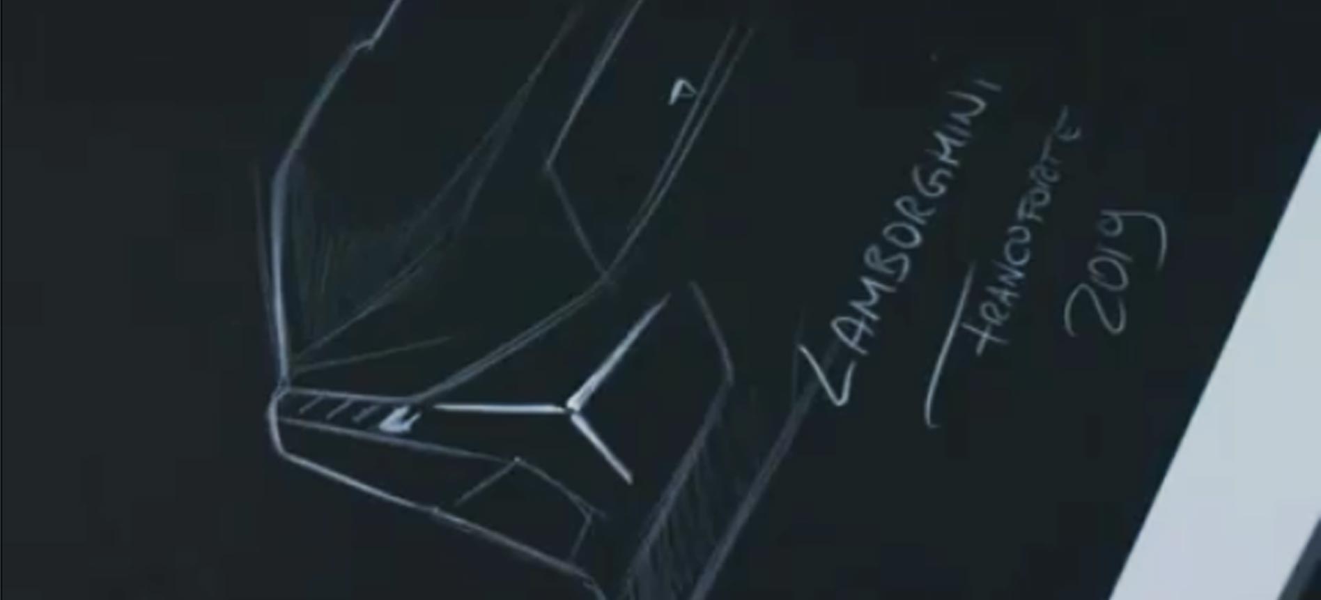 Lamborghini hybrid hypercar teaser Frankfurt 2019 news