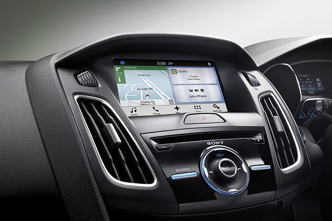 Ford Fiesta ST infotainment