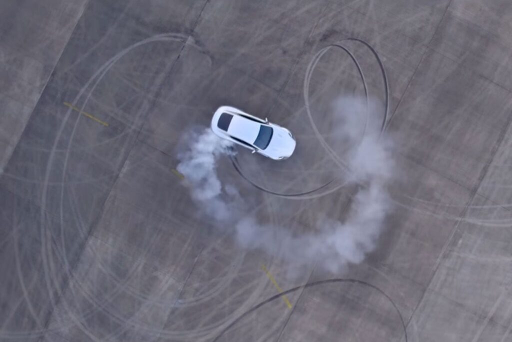 Aston Martin factory hoonery