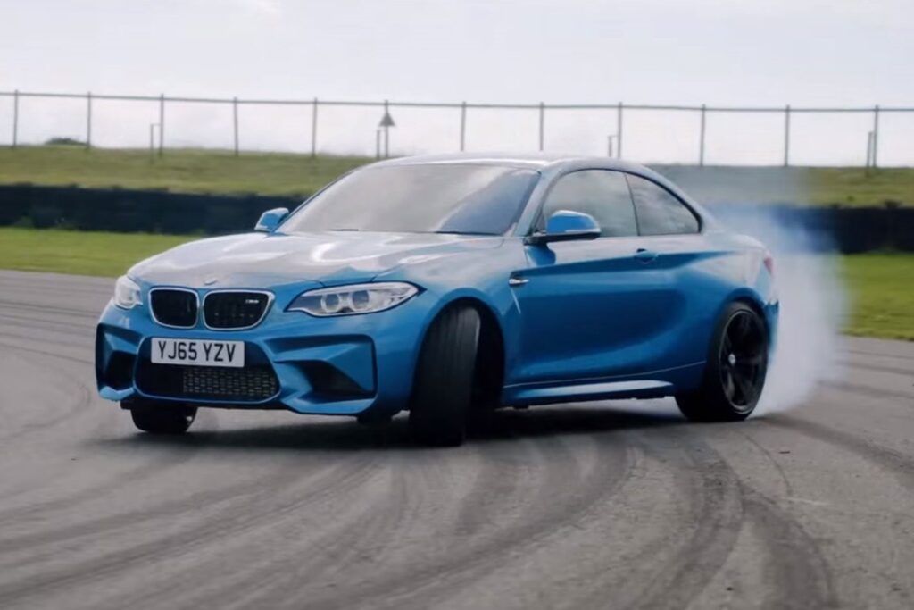 BMW M2 drift Anglesey