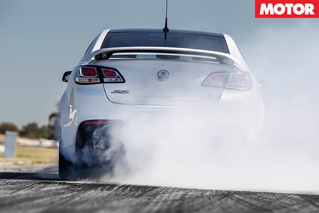 Holden Commodore SS-V Redline burnout