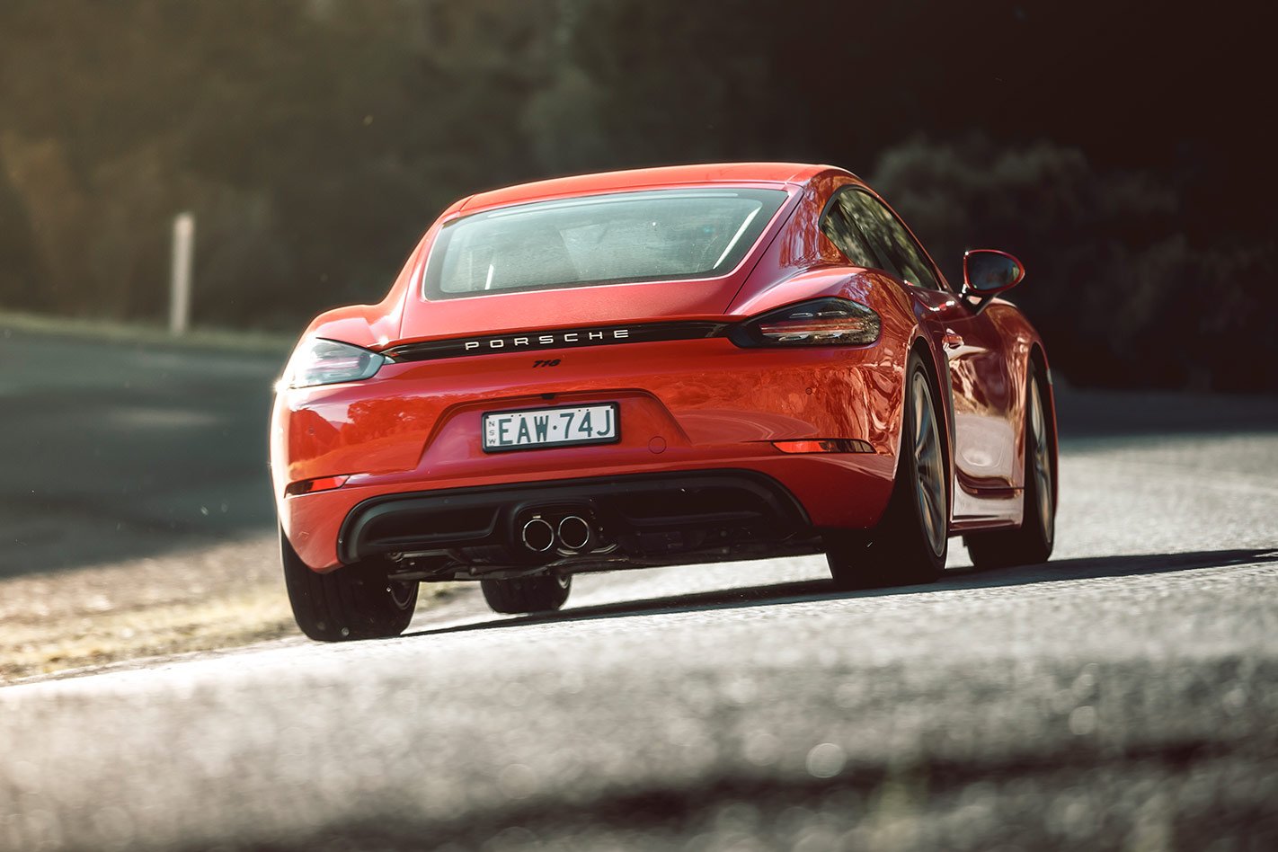 Porsche 718 Cayman onroad rear