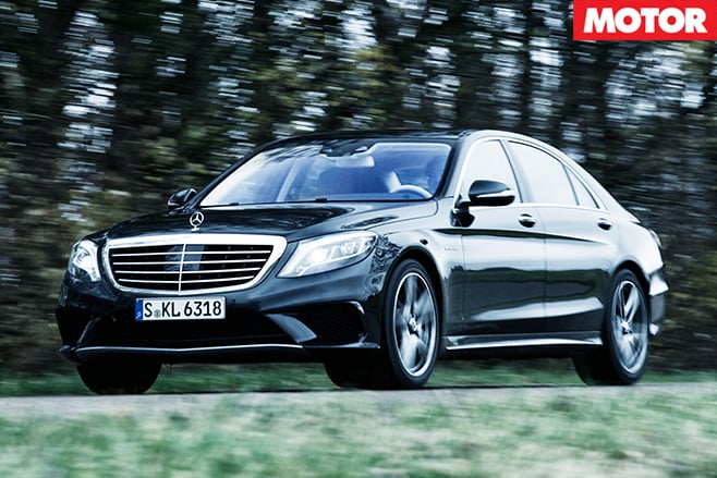 Mercedes-benz s63 driving