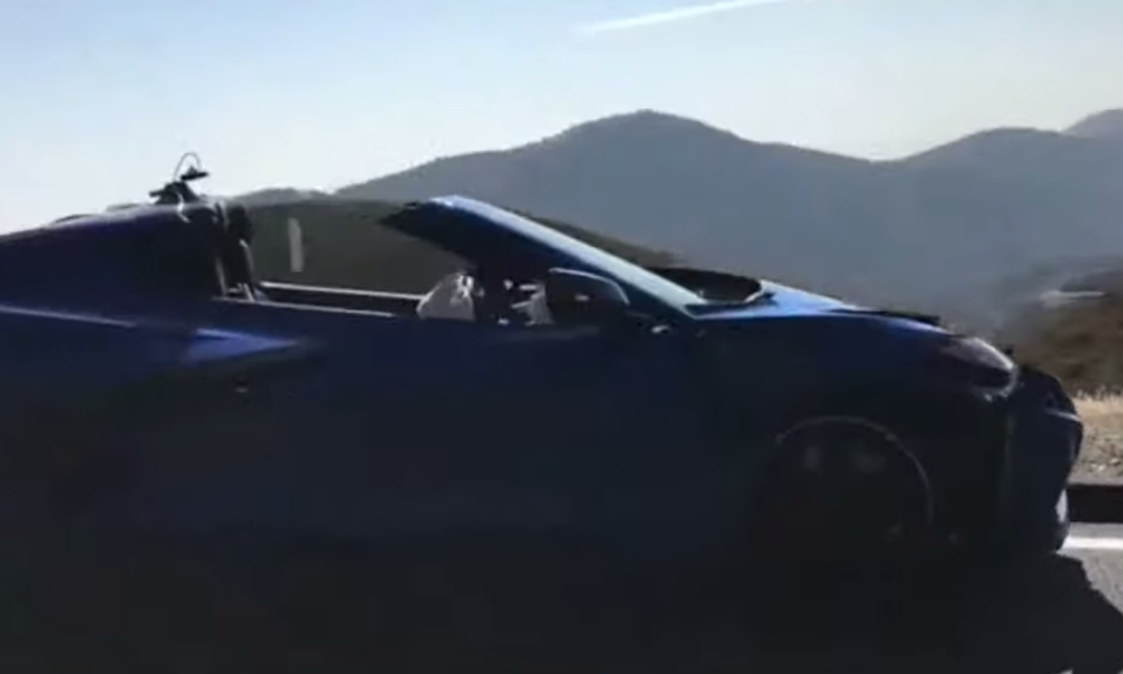 Crashed Chevrolet Corvette C8