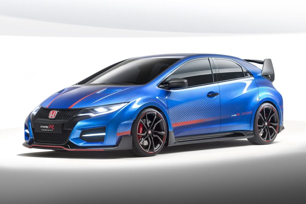 Honda Civic Type R revealed concept Paris motor show 2014