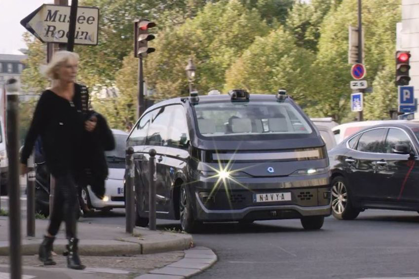 Navya self-drive taxi