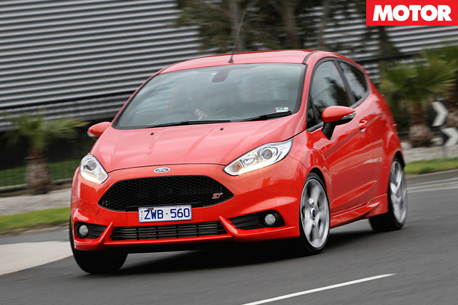 Fiesta ST driving