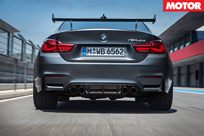 Bmw m4 gts rear