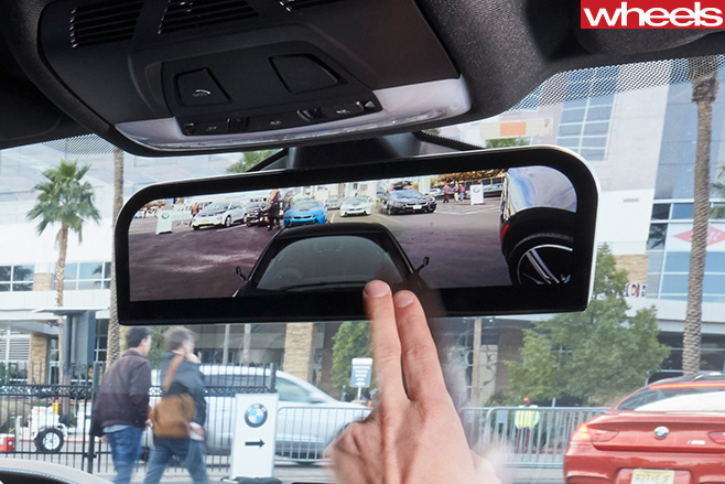 BMW-i 8-interior -rear -view -mirror