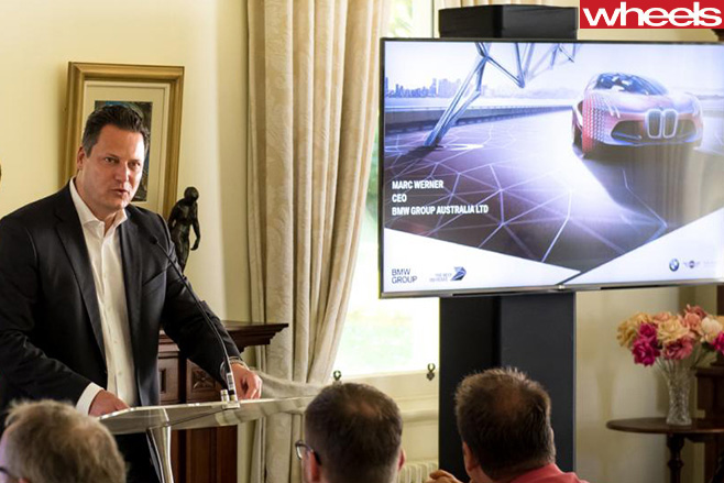Marc -Werner -BMW-presentation -about -electric -car -program