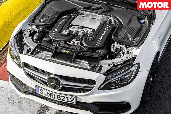 Mercedes-AMG C63 engine