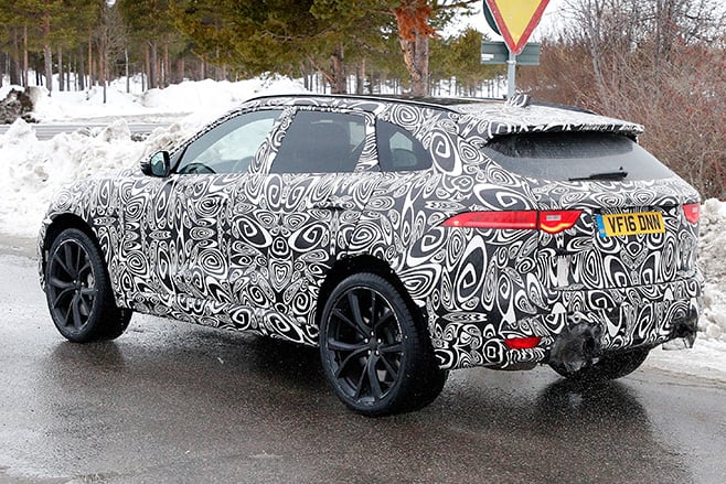 Jaguar F-Pace SVR rear